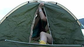 Colombian Lesbians Enjoy Passionate Sex at the Camp Site