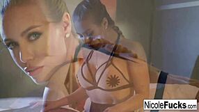 i watch hot nicole masturbate after tease