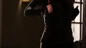 european babe in casual scene