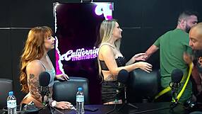 حسناوات تلفزيون كاليفورنيا! قياس المؤخرات الساخنة والصدور الكبيرة على كاليفورنياتيفي!