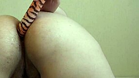 Deep Anal Masturbation - Beautiful BBW Shakes Juicy Pawg in Doggy Style Close-Up Fetish