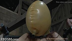 Hardcore Slut Engages in Oral Fucking and BDSM Jug Clamping