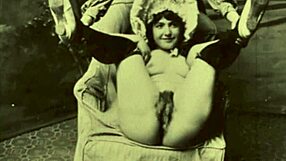 Vintage Lesbian Threesome with Hairy Old Pussy