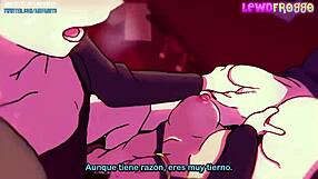 Anime Hentai Threesome Sparks Wild Cum Action