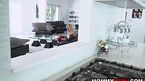 super hot stepmom begging stepson to get her pregnant 😍