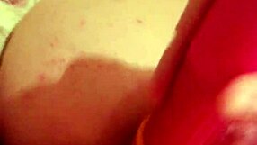 Sirenita Fuentes indulges in intense anal masturbation, reaching orgasm with her big tits bouncing.