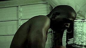 Ebony Fights to Keep Job with Deepthroat and Facial Cumshot. She Sucks Cock for Security