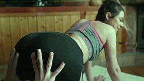 pilates class turns into intense fucking session with client