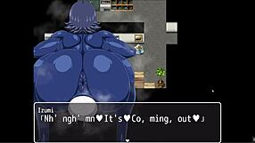 Pregnant Woman In Hentai Game Gives Handjob Leading To Bukkake