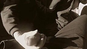 Nerd Swallows Cum After Sucking Cock Public Outdoor