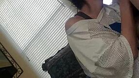 petite brunette wife bent over in jersey