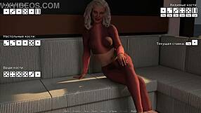 In Waterworld, on the ship, a MILF gives a footjob