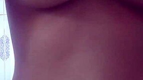 He says, Hot romantic sex in the bathroom.