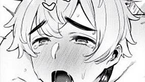 Moaning during masturbation with lubricant