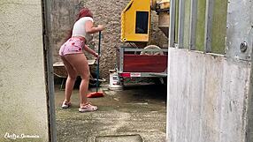 I Hired Her And That Ass In Shorts! So Exciting!