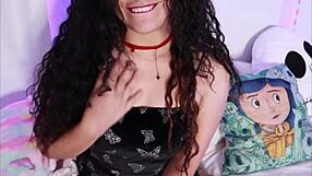 NAUGHTY girl gives oral and jerks off English subbed POV video