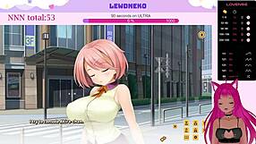 i'm lewdneko, moaning while masturbating in game.