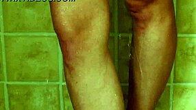 Once, a teen blonde indulged in a steamy sensual shower