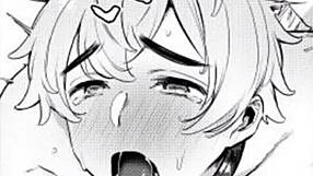 Moaning during masturbation with lubricant