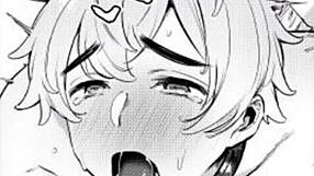 Moaning during masturbation with lubricant