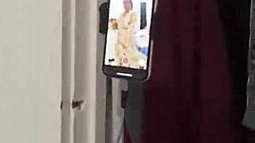 anna maria teases her fans with big tits behind the scenes