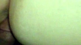 Big white ass ready for pussy creampie action