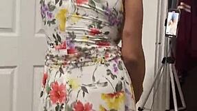 anna maria teases her fans with big tits behind the scenes