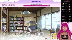 i'm lewdneko, moaning while masturbating in game.