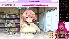 i'm lewdneko, moaning while masturbating in game.