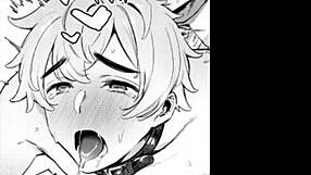 Moaning during masturbation with lubricant