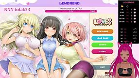 i'm lewdneko, moaning while masturbating in game.