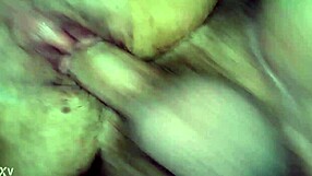 donna belle in homemade amateur setting, bent over casually.