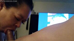 Seductive Naughty Blowjob Teasing with Lips, Tongue, and Intense Sucking