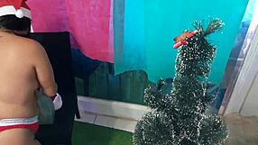 my brazilian wife offers big ass to santa