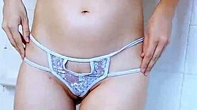 Wet and wild: A lustful Latina in a shower scene