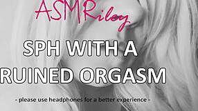The femdom humiliates the small cock with a ruined orgasm in this erotic audio