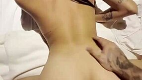 Tiny 18-Year-Old Colombian Latina Takes Her First Big White Cock Hard