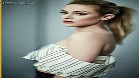 Riverdale's Lily Reinhart in a wild jerk off challenge compilation