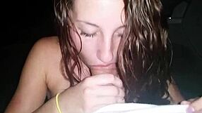 Girl sucks cock intensely for rent.