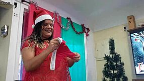 my brazilian wife offers big ass to santa
