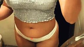 Sarah the slut gets fucked hard by the buffet guy at work