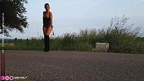 Shooting Porn Au Bord Dune Route