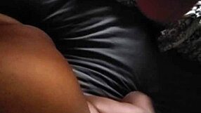 Latino dick slides into black pussy