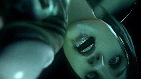 Hej, poglej tega grdega pošasti, ki jebe Jill Valentine in Nemesis!