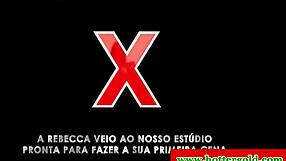 Portuguese beauty getting ready in lingerie