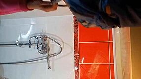 Watch her use that dildo in the shower? Close up on her ass!