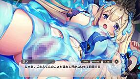 this japanese game is wild, priestess kamira trapped in slime hell