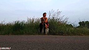 Shooting Porn Au Bord Dune Route