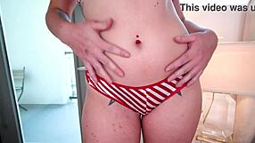 I love Fallon Love's big dick POV blowjob and swallering the cum load on her natural tits