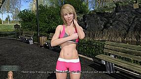 Big city pleasures 9 training with sexy blonde katia john cannot help but stare at her big boobs